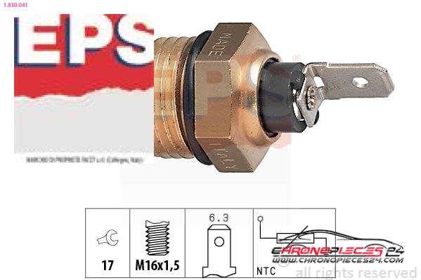 Achat de EPS 1.830.041 Sonde de température, liquide de refroidissement pas chères