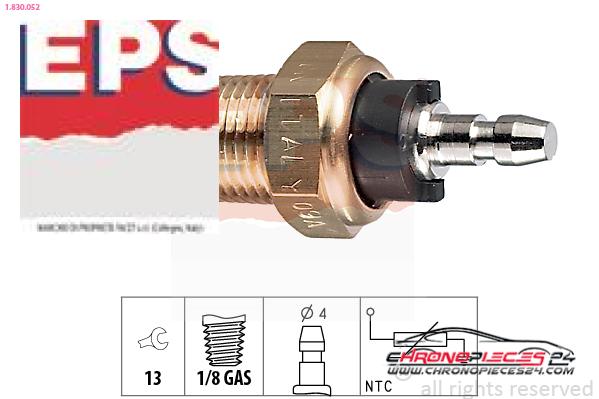 Achat de EPS 1.830.052 Sonde de température, liquide de refroidissement pas chères