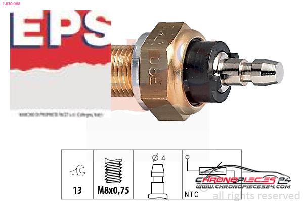 Achat de EPS 1.830.068 Sonde de température, liquide de refroidissement pas chères