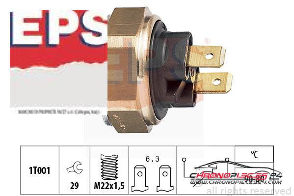 Achat de EPS 1.850.002 Interrupteur de température, ventilateur de radiateur pas chères