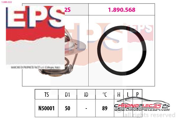 Achat de EPS 1.880.322 Thermostat d'eau pas chères