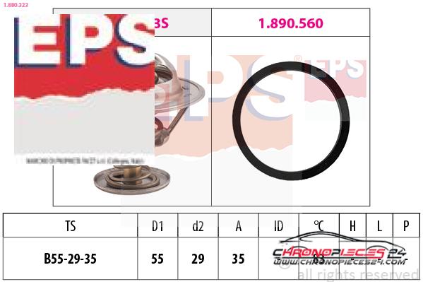 Achat de EPS 1.880.323 Thermostat d'eau pas chères