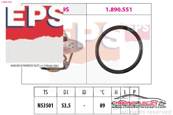 Achat de EPS 1.880.239 Thermostat d'eau pas chères