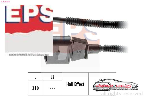 Achat de EPS 1.953.456 Capteur, position d'arbre à cames pas chères