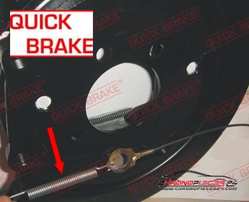 Achat de QUICK BRAKE 105-0480 Kit d'accessoires, mâchoires de frein de stationnement  pas chères