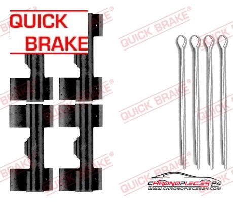 Achat de QUICK BRAKE 109-0009 Kit d'accessoires, plaquette de frein à disque  pas chères