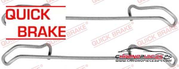 Achat de QUICK BRAKE 109-1056 Kit d'accessoires, plaquette de frein à disque  pas chères