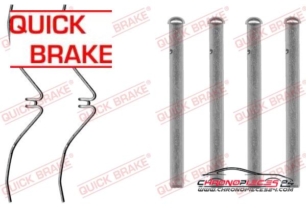 Achat de QUICK BRAKE 109-1061 Kit d'accessoires, plaquette de frein à disque  pas chères