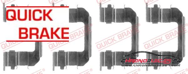 Achat de QUICK BRAKE 109-1287 Kit d'accessoires, plaquette de frein à disque  pas chères