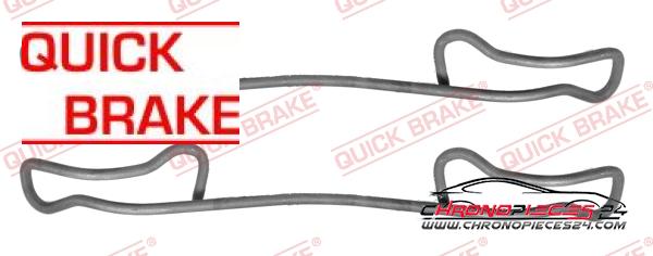 Achat de QUICK BRAKE 109-1200 Kit d'accessoires, plaquette de frein à disque  pas chères