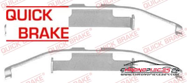 Achat de QUICK BRAKE 109-1097 Kit d'accessoires, plaquette de frein à disque  pas chères