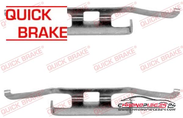 Achat de QUICK BRAKE 109-1098 Kit d'accessoires, plaquette de frein à disque  pas chères