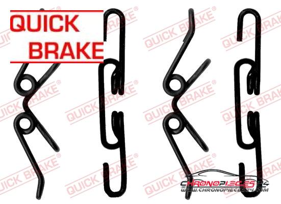 Achat de QUICK BRAKE 109-1220 Kit d'accessoires, plaquette de frein à disque  pas chères