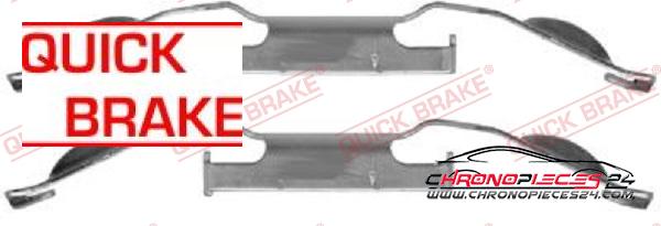 Achat de QUICK BRAKE 109-1221 Kit d'accessoires, plaquette de frein à disque  pas chères