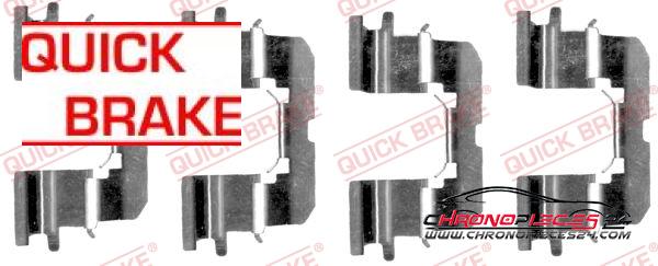 Achat de QUICK BRAKE 109-1227 Kit d'accessoires, plaquette de frein à disque  pas chères