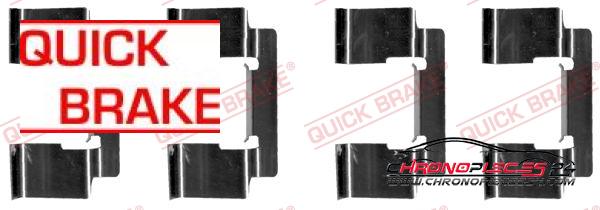 Achat de QUICK BRAKE 109-1235 Kit d'accessoires, plaquette de frein à disque  pas chères