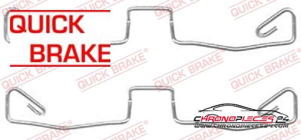 Achat de QUICK BRAKE 109-1633 Kit d'accessoires, plaquette de frein à disque  pas chères