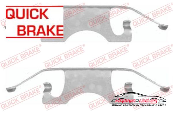 Achat de QUICK BRAKE 109-1640 Kit d'accessoires, plaquette de frein à disque  pas chères