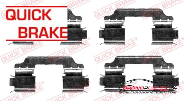 Achat de QUICK BRAKE 109-1654 Kit d'accessoires, plaquette de frein à disque  pas chères