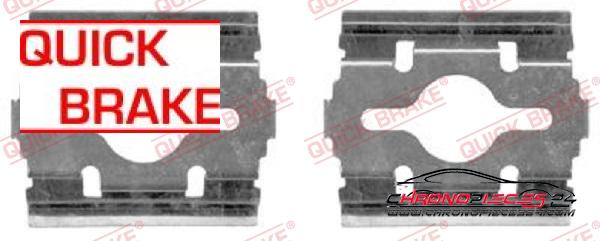 Achat de QUICK BRAKE 109-1657 Kit d'accessoires, plaquette de frein à disque  pas chères