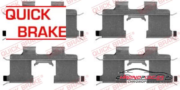 Achat de QUICK BRAKE 109-1667 Kit d'accessoires, plaquette de frein à disque  pas chères