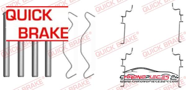 Achat de QUICK BRAKE 109-1683 Kit d'accessoires, plaquette de frein à disque  pas chères