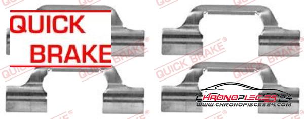 Achat de QUICK BRAKE 109-1685 Kit d'accessoires, plaquette de frein à disque  pas chères