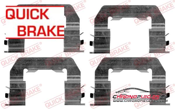 Achat de QUICK BRAKE 109-1719 Kit d'accessoires, plaquette de frein à disque  pas chères