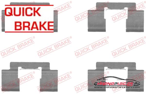 Achat de QUICK BRAKE 109-1732 Kit d'accessoires, plaquette de frein à disque  pas chères