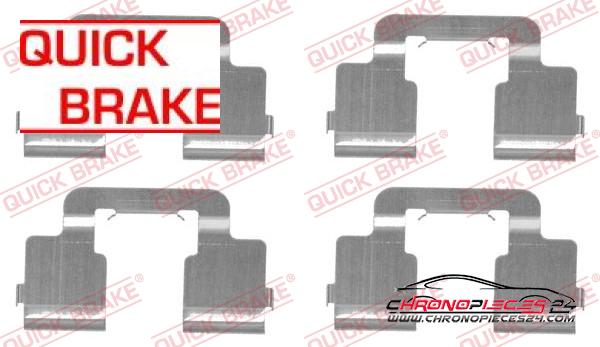 Achat de QUICK BRAKE 109-1733 Kit d'accessoires, plaquette de frein à disque  pas chères