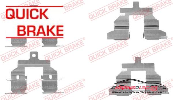 Achat de QUICK BRAKE 109-1737 Kit d'accessoires, plaquette de frein à disque  pas chères