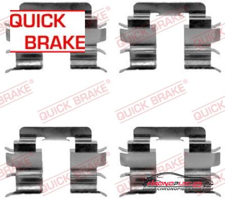 Achat de QUICK BRAKE 109-1272 Kit d'accessoires, plaquette de frein à disque  pas chères