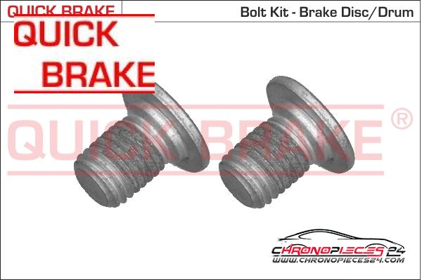 Achat de QUICK BRAKE 11661K Vis, disque de frein  pas chères