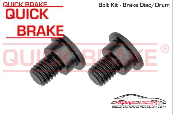 Achat de QUICK BRAKE 11662K Vis, disque de frein  pas chères