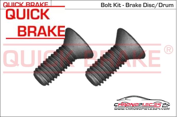 Achat de QUICK BRAKE 11676K Vis, disque de frein  pas chères