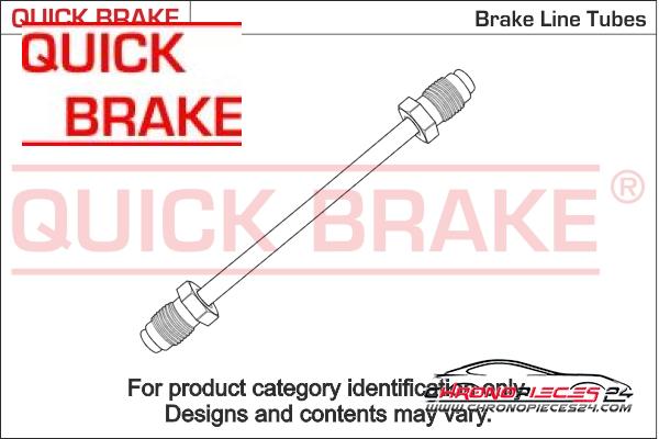 Achat de QUICK BRAKE CU-0100A-A Conduite de frein  pas chères