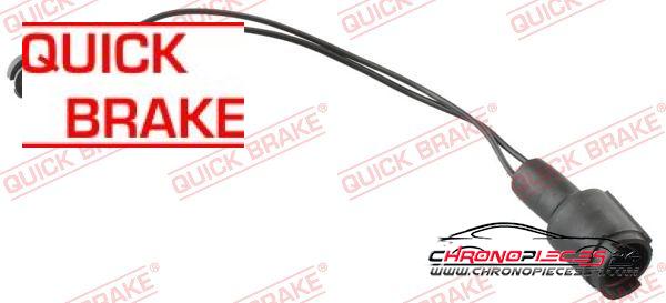 Achat de QUICK BRAKE WS 0102 A Contact d'avertissement, usure des plaquettes de frein  pas chères