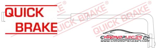 Achat de QUICK BRAKE WS 0252 A Contact d'avertissement, usure des plaquettes de frein  pas chères