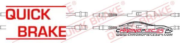 Achat de QUICK BRAKE WS 0256 A Contact d'avertissement, usure des plaquettes de frein  pas chères