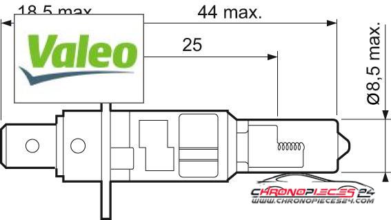 Achat de VALEO 032503 Ampoule, projecteur longue portée pas chères