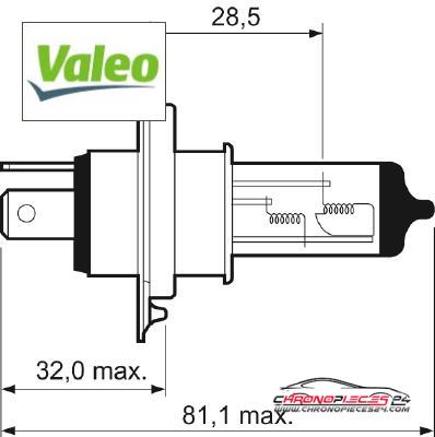 Achat de VALEO 032513 Ampoule, projecteur longue portée pas chères