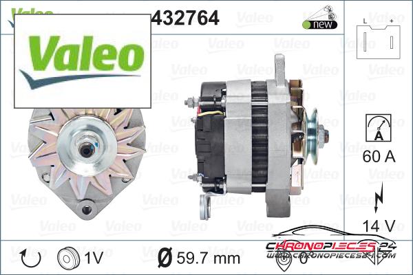 Achat de VALEO 432764 Alternateur pas chères