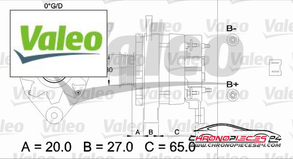 Achat de VALEO 433461 Alternateur pas chères