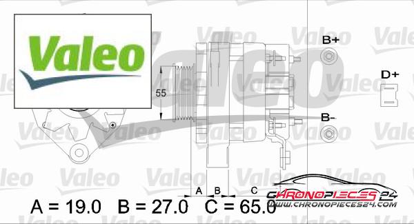 Achat de VALEO 433489 Alternateur pas chères