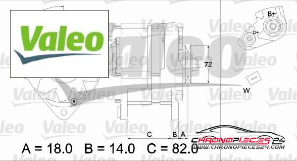 Achat de VALEO 436303 Alternateur pas chères