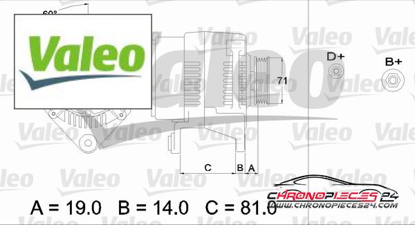 Achat de VALEO 436386 Alternateur pas chères