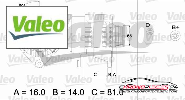 Achat de VALEO 436389 Alternateur pas chères