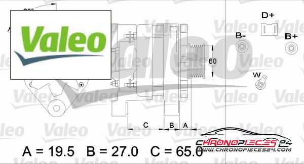 Achat de VALEO 436335 Alternateur pas chères