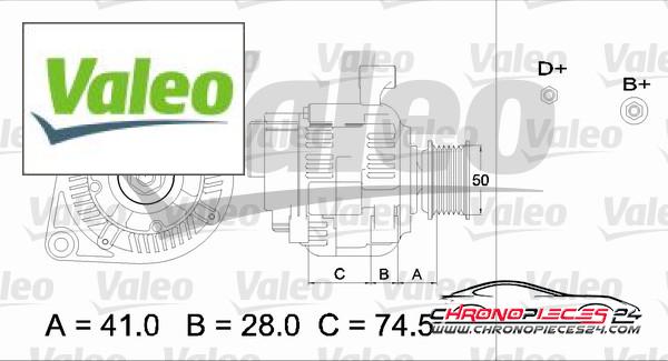 Achat de VALEO 436700 Alternateur pas chères