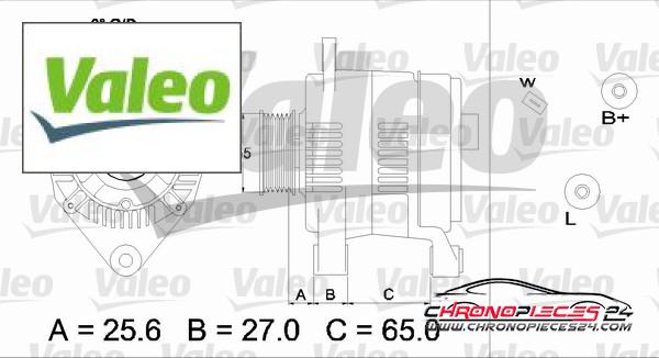 Achat de VALEO 436706 Alternateur pas chères